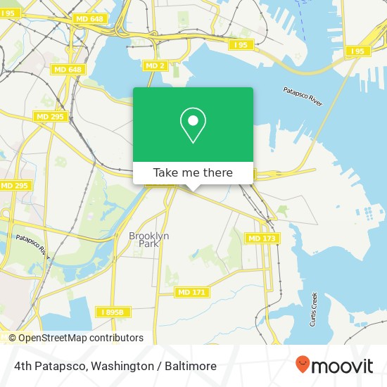 Mapa de 4th Patapsco, Brooklyn, MD 21225