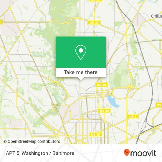 APT 5, 1513 Meridian Pl NW APT 5, Washington, DC 20010, USA map