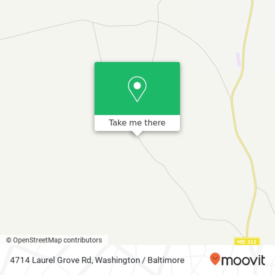 Mapa de 4714 Laurel Grove Rd, Federalsburg, MD 21632