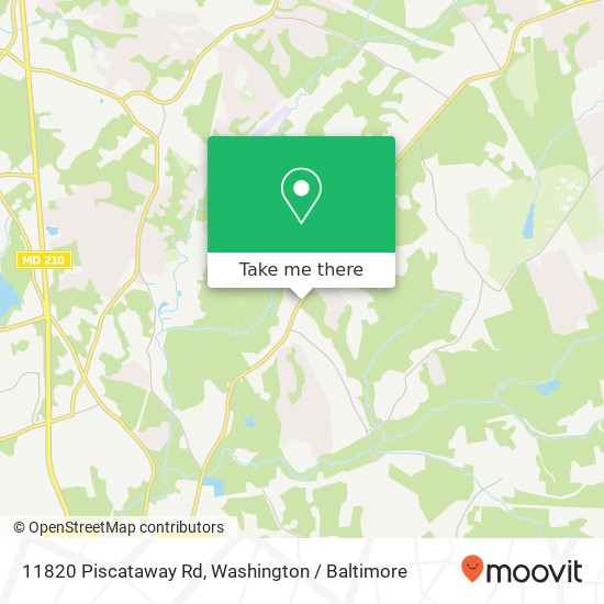 Mapa de 11820 Piscataway Rd, Clinton, MD 20735