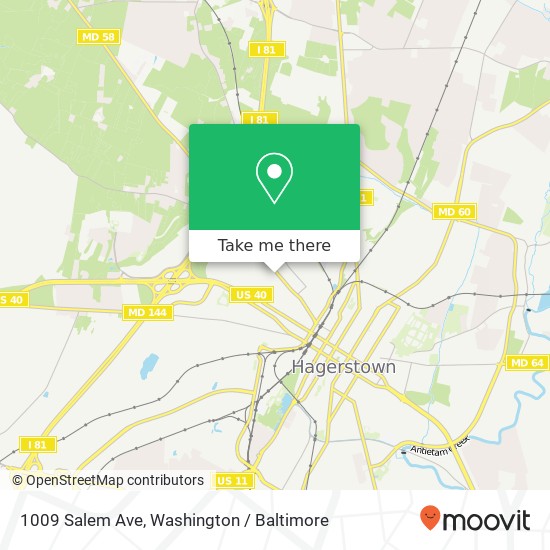 1009 Salem Ave, Hagerstown, MD 21740 map