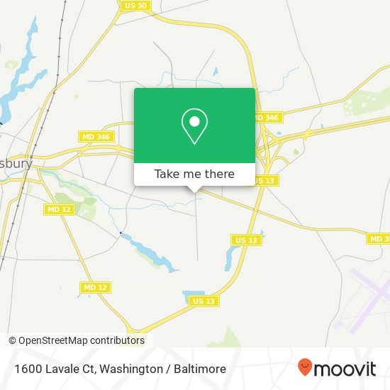 1600 Lavale Ct, Salisbury, MD 21804 map