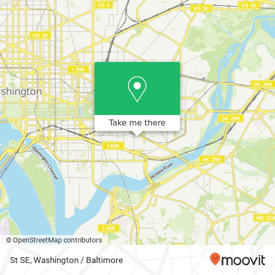 St SE, Washington, DC 20003 map