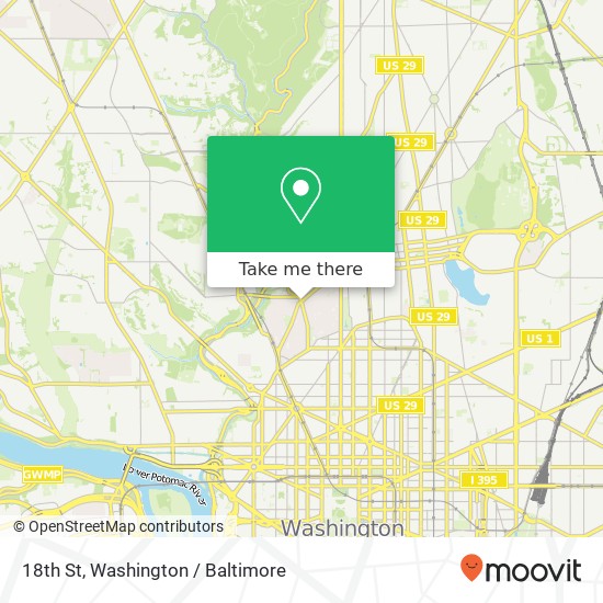 18th St, Washington, DC 20009 map