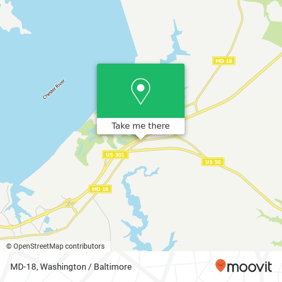 MD-18, Queenstown, MD 21658 map