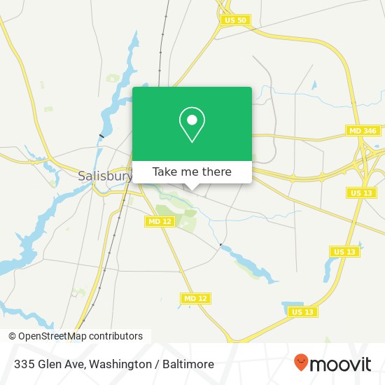 335 Glen Ave, Salisbury, MD 21804 map