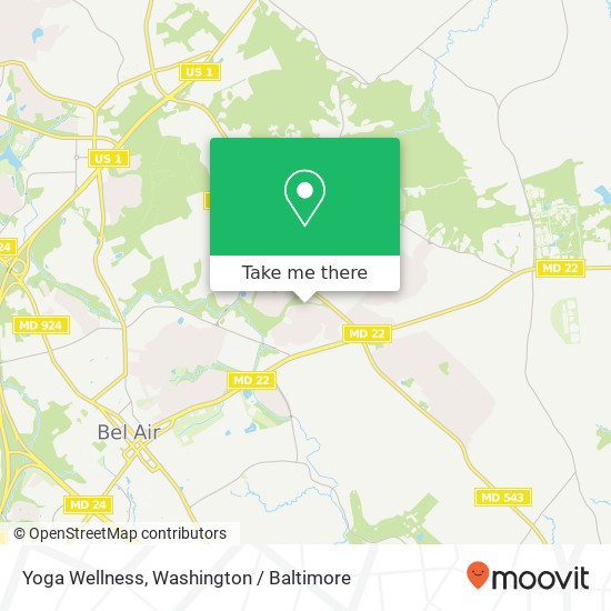 Mapa de Yoga Wellness, 1201 Queensway Ct
