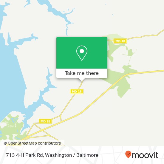 Mapa de 713 4-H Park Rd, Queenstown, MD 21658