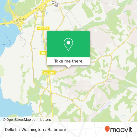 Della Ln, Fort Washington, MD 20744 map