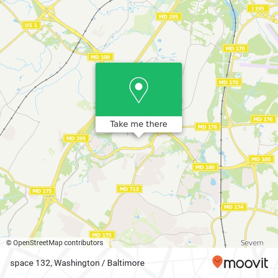 Mapa de space 132, 7000 Arundel Mills Cir space 132, Hanover, MD 21076, USA
