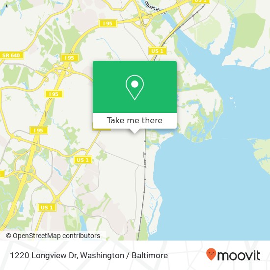 1220 Longview Dr, Woodbridge, VA 22191 map