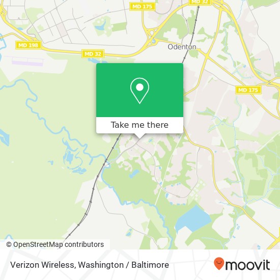 Mapa de Verizon Wireless, 8761 Piney Orchard Pkwy