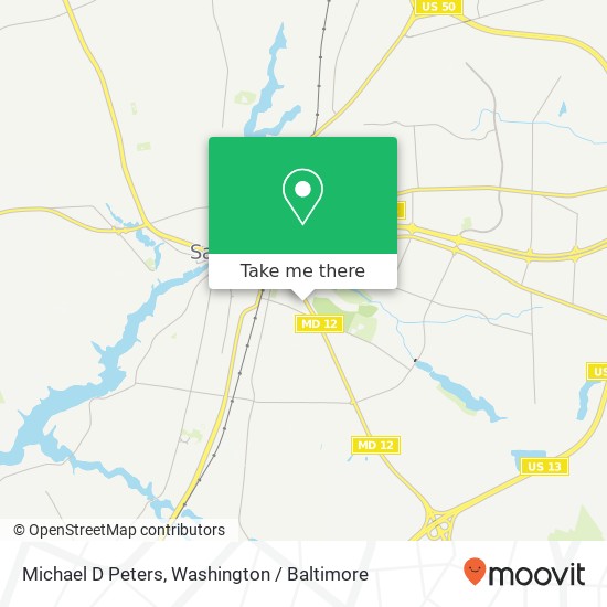 Mapa de Michael D Peters, 404 Snow Hill Rd