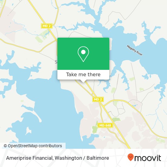 Ameriprise Financial, 877 Baltimore Annapolis Blvd map