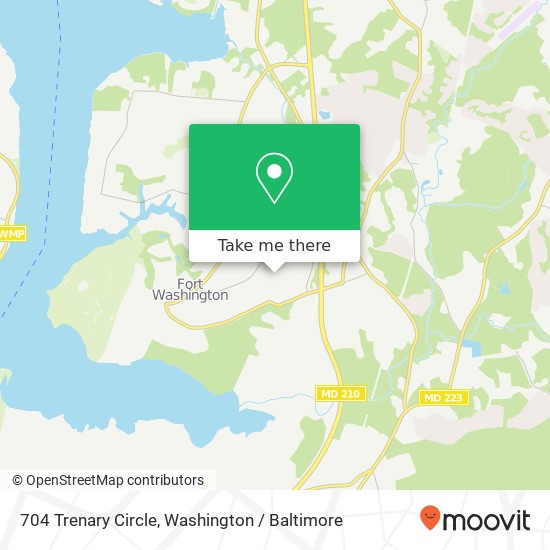 704 Trenary Circle, 704 Trenary Cir, Fort Washington, MD 20744, USA map