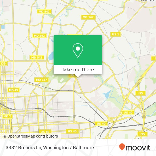 3332 Brehms Ln, Baltimore, MD 21213 map