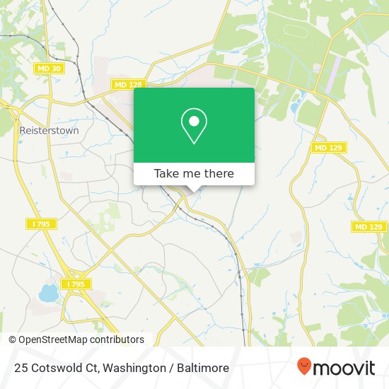 25 Cotswold Ct, Owings Mills, MD 21117 map