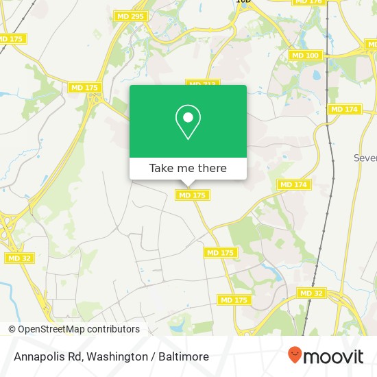 Mapa de Annapolis Rd, Fort Meade, MD 20755