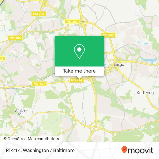 Mapa de RT-214, Hyattsville, MD 20785