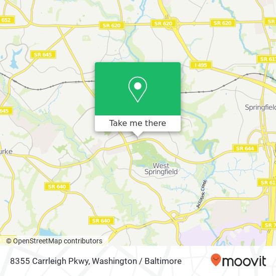 8355 Carrleigh Pkwy, Springfield, VA 22152 map