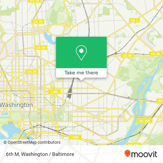 6th M, Washington, DC 20002 map