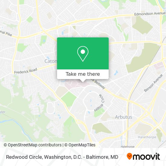 Mapa de Redwood Circle