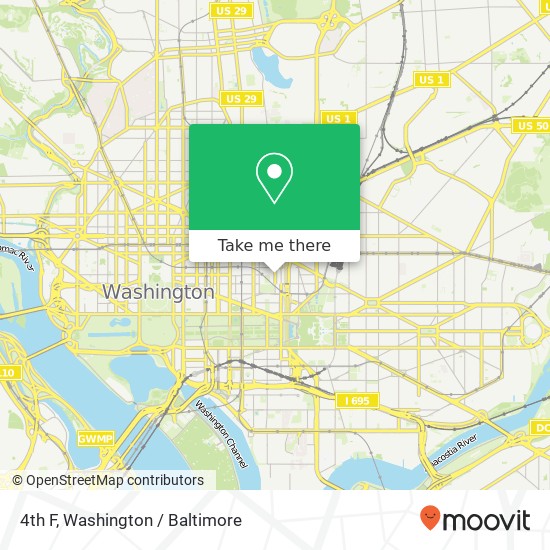 4th F, Washington, DC 20001 map