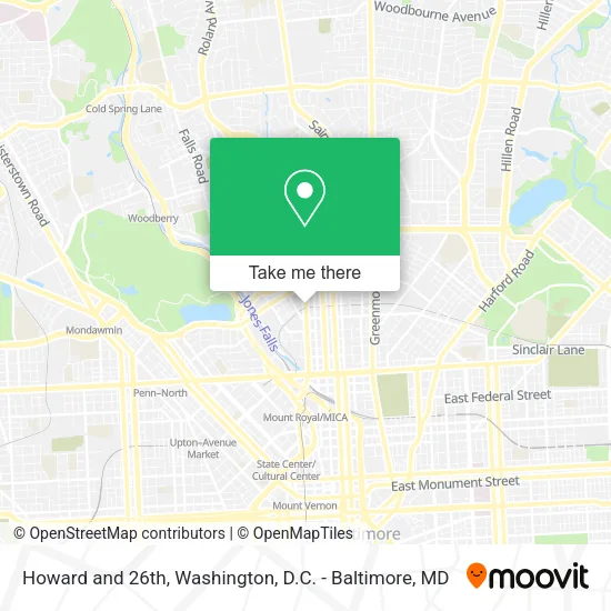 Mapa de Howard and 26th