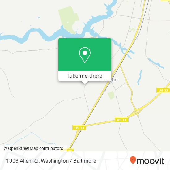 1903 Allen Rd, Fruitland, MD 21826 map