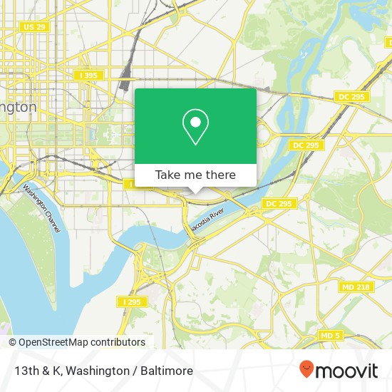 13th & K, Washington, DC 20003 map