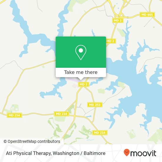 Mapa de Ati Physical Therapy, 9 Lee Airpark Dr