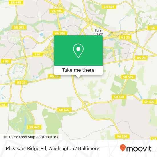 Pheasant Ridge Rd, Fairfax, VA 22030 map