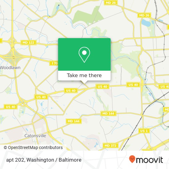 Mapa de apt 202, 4906 Alson Dr apt 202, Baltimore, MD 21229, USA