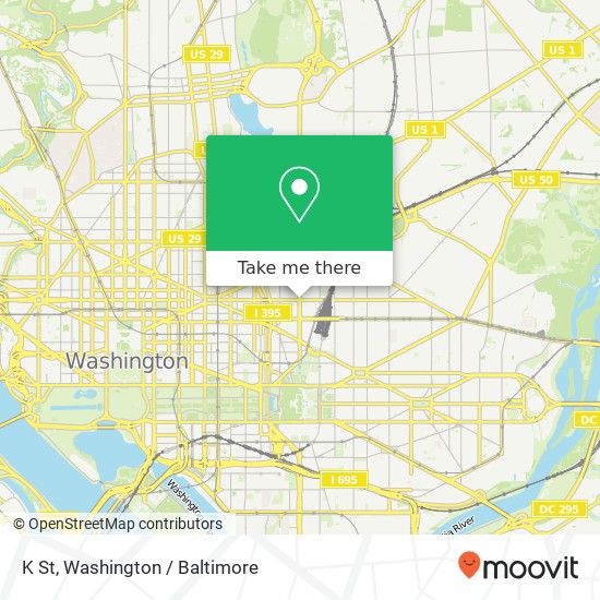 K St, Washington, DC 20002 map