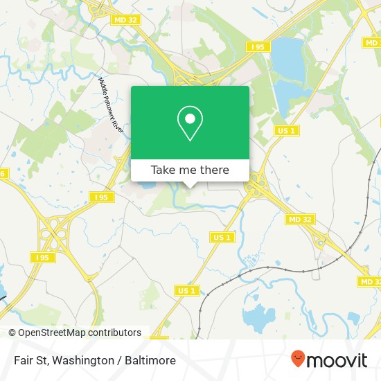 Fair St, Savage, MD 20763 map