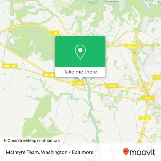McIntyre Team, 10050 Baltimore National Pike map