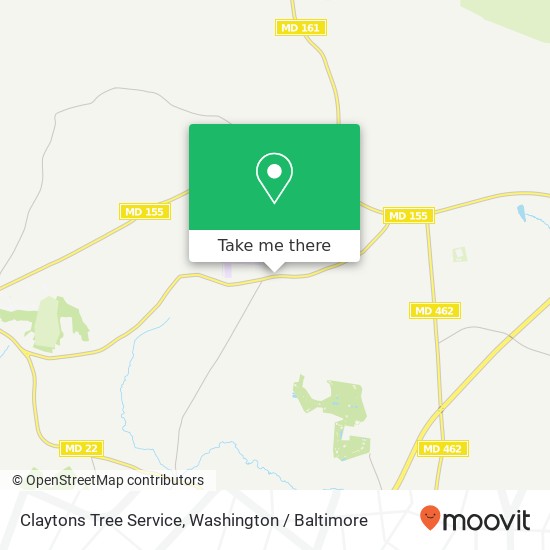 Claytons Tree Service, 3700 Aldino Rd map
