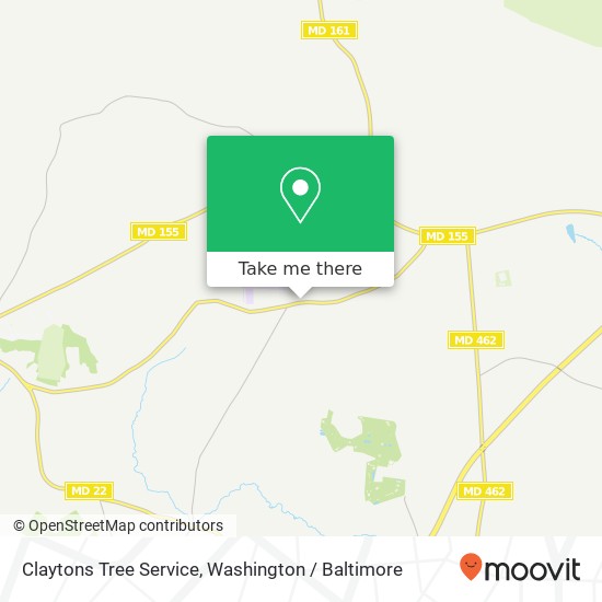 Mapa de Claytons Tree Service, 3700 Aldino Rd