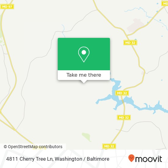 Mapa de 4811 Cherry Tree Ln, Sykesville, MD 21784