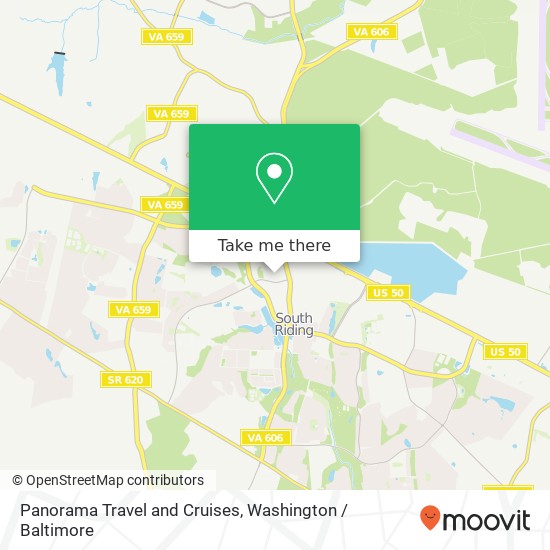 Panorama Travel and Cruises map