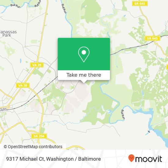 9317 Michael Ct, Manassas Park, VA 20111 map