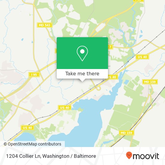 1204 Collier Ln, Belcamp, MD 21017 map