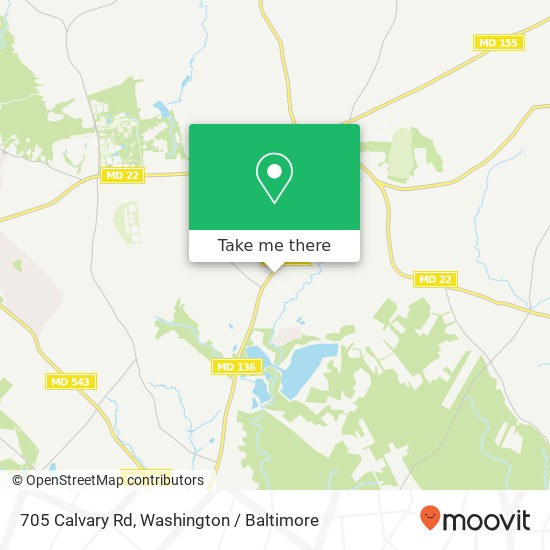 705 Calvary Rd, Churchville, MD 21028 map