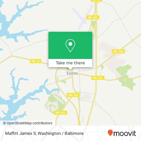 Mapa de Maffitt James S, 114 N West St