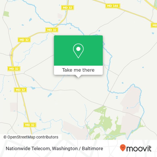 Mapa de Nationwide Telecom