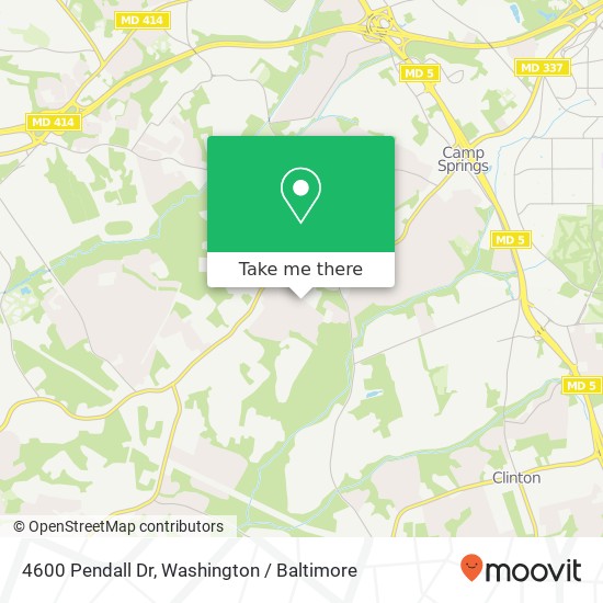 4600 Pendall Dr, Fort Washington, MD 20744 map