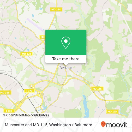 Muncaster and MD-115, Derwood, MD 20855 map