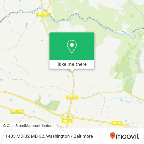 1403,MD-32 MD-32, Sykesville, MD 21784 map