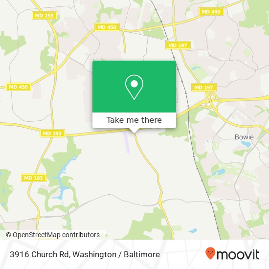 3916 Church Rd, Bowie, MD 20721 map