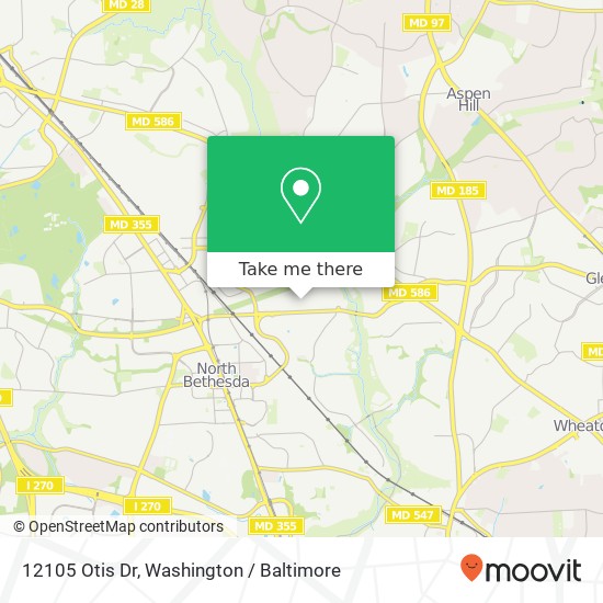 12105 Otis Dr, Rockville, MD 20852 map